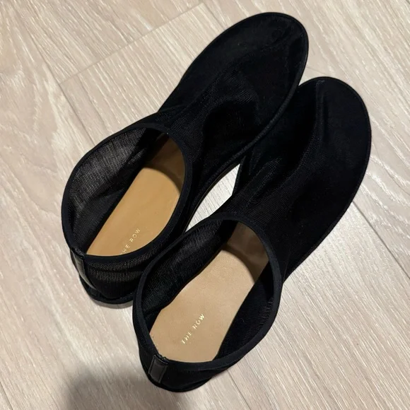 The Row mesh sock flats in black - Picture 3 of 6